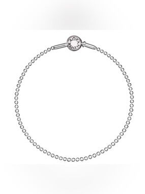 Pandora ESSENCE Sterling Silver Beaded Bracelet 7.9” Slider Clasp